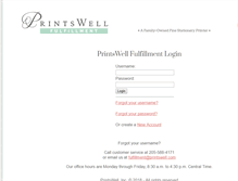 Tablet Screenshot of orders.printswell.com